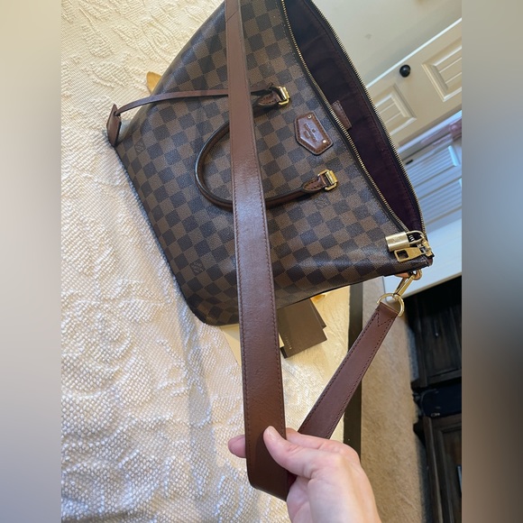 SOLD Louis Vuitton Damier Ebene Belmont Tote - Picture 4 of 10